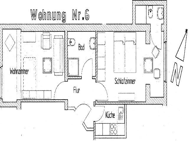 Grundriss Wohnung 6